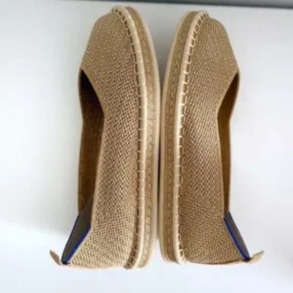 Rothy's The Espadrille Gold Stripe Size 9.5. New in Box! - Picture 9 of 15